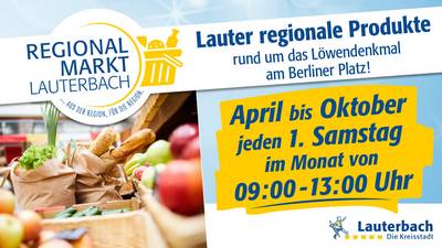 Plakat zum Lauterbacher Regionalmarkt